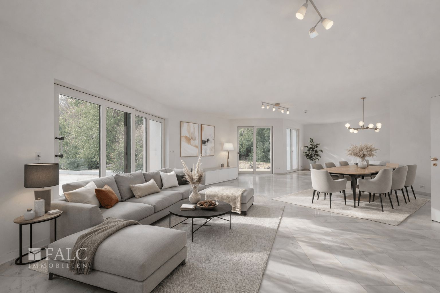 Einrichtungsbeispiel Wohnzimmer